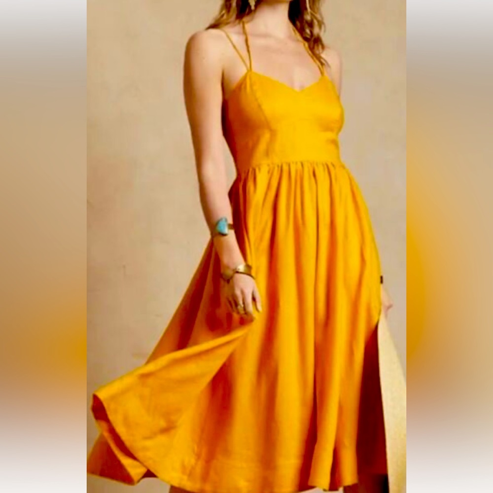 Gorgeous never worn Banana Republic Marigold Maxi Dress size small.